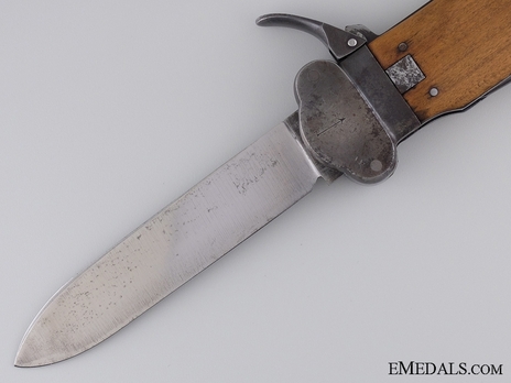 Luftwaffe Gravity Knife (Wartime "Take-Down" version) Reverse Blade