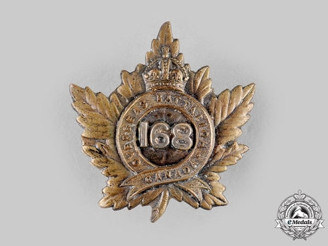 168th Infantry Battalion Officers Cap Badge Obverse