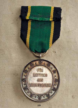 Life Saving Medal Reverse