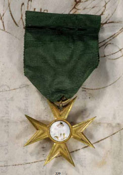 Long Service Decoration, 1848 (Anhalt-Dessau), Cross for 25 Years Obverse