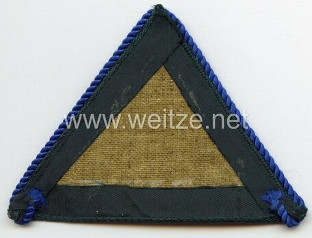 WLS Saxony Triangle (blue piping) Reverse