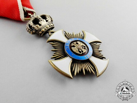 Order of the Star of Karageorg, Civil Division, IV Class Obverse