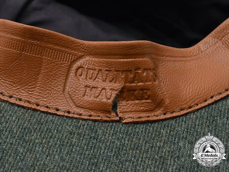 German Army Officer's Visored Field Cap M43 Detail