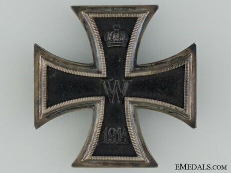 Iron Cross 1914, I Class Cross, by K.A.G. Obverse