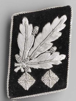 Allgemeine SS Post-1942 Obergruppenführer Collar Tabs Obverse