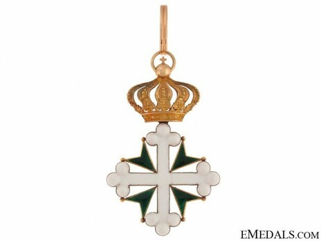 Order of St Maurice and St. Lazarus, Grand Officer's Cross (in gold) Obverse