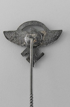 NSFK Civil Membership Badge (stick-pin version) Reverse