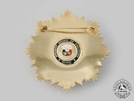 Order of Sikatuna, Grand Cross Breast Star Reverse