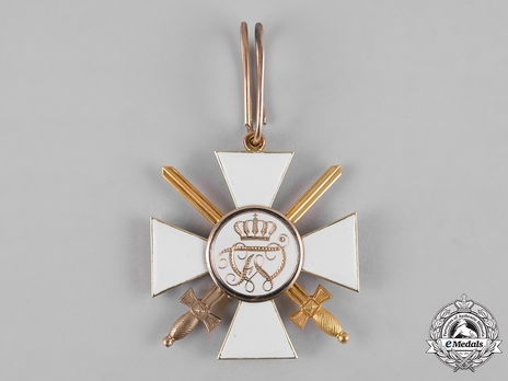 Order of the Red Eagle, Type V, Military Division, II Class Cross (in gold) Reverse