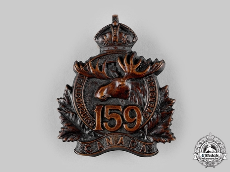 159th Infantry Battalion Other Ranks Cap Badge Obverse