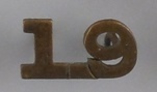 19th Infantry Battalion Other Ranks Shoulder Title Obverse