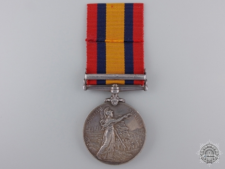 Silver Medal (minted without date, with "DEFENCE OF KIMBERLEY" clasp) Reverse