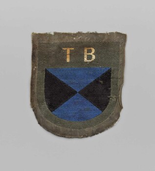 German Army Terek Cossacks Sleeve Insignia (2nd version) Obverse