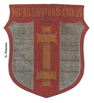 German Army White Russian Defense Corps Sleeve Insignia Obverse