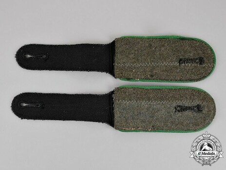 Waffen-SS Mountain Troops Unterscharführer Shoulder Boards Reverse