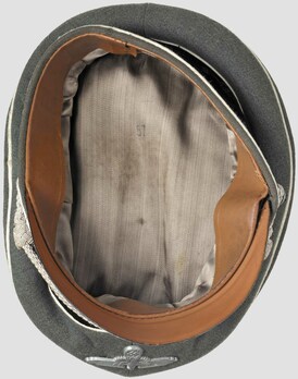 Allgemeine SS Officer's Field-Grey Visor Cap Interior