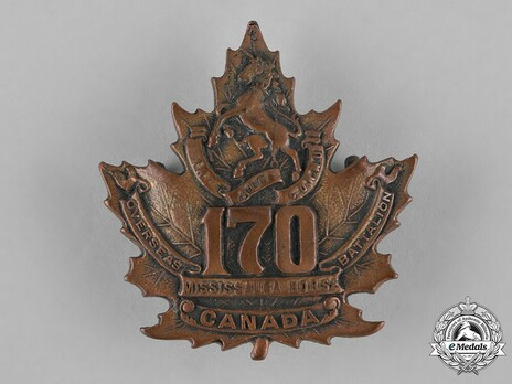 170th Infantry Battalion Other Ranks Cap Badge Obverse