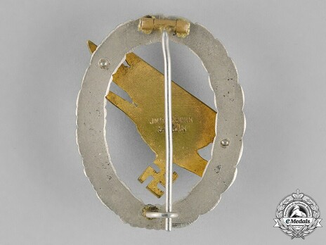 Luftwaffe Paratrooper Badge, by Jmme Reverse