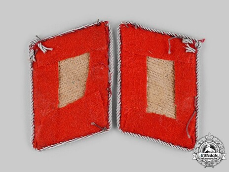 Luftwaffe Anti-Aircraft/Artillery Oberleutnant Collar Tabs Reverse