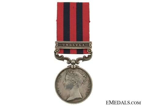 Silver Medal (with "UMBEYLA" clasp) Obverse