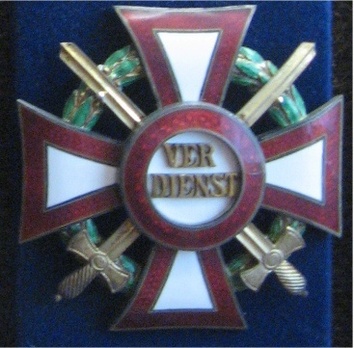 Military Merit Cross, Type II, Military Divison, Miniature I Class Cross (with Silver Swords)