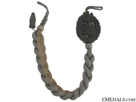 German Army Marksmanship Lanyard Grade 6 (Panzer version) Obverse