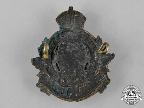 258th Infantry Battalion Officers Cap Badge Reverse