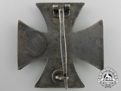 Iron Cross I Class, by E. F. Wiedmann (unmarked) Reverse