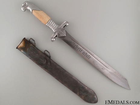 RAD Hewer M37 by E. & F. Hörster Obverse with Scabbard
