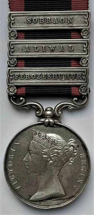 Sutlej medal%2c obverse