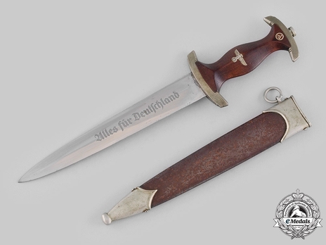 SA Standard Service Dagger by Lauterjung (Tiger; maker marked) Obverse with Scabbard
