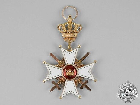 Order of Berthold I, Grand Cross with Swords (in gold) Reverse