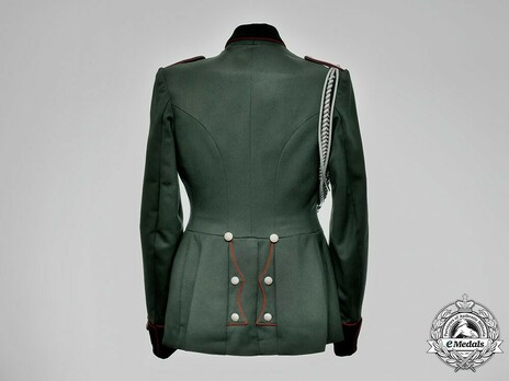 German Army Artillery & Ordnance Officer's Dress Tunic Reverse