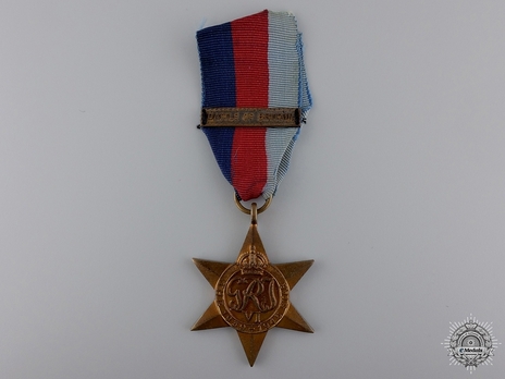 Bronze Star (with "BATTLE OF BRITAIN" clasp) Obverse