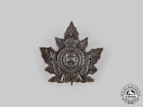 127th Infantry Battalion Other Ranks Cap Badge Obverse