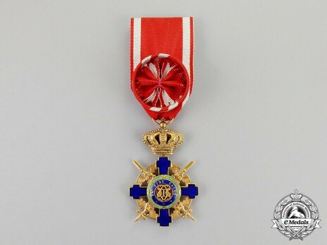 The Order of the Star of Romania, Type II, Military Division, Officer's Cross Obverse