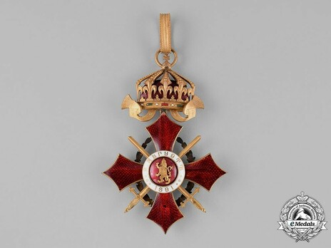 Order of Military Merit, Grand Cross (with war decoration) Reverse