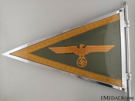 German Army General’s Pennant Reverse