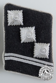 TeNo Oberzugführer der TN 1943 pattern Collar Tabs Obverse