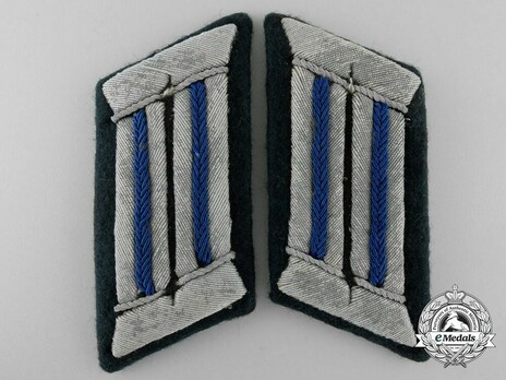 German Army Medical Officer Ranks Field Collar Tabs Obverse