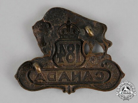 184th Infantry Battalion Other Ranks Cap Badge Reverse