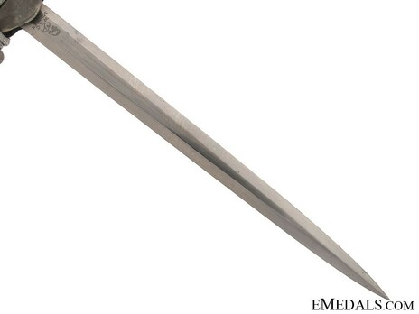 German Army WKC-made Late Version Officer’s Dagger Reverse Blade Detail