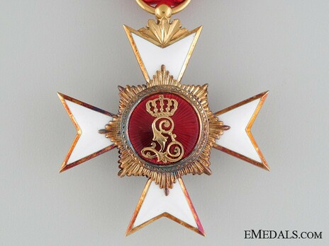 House Order of the Honour Cross, Type II, III Class Cross (in silver gilt) Reverse
