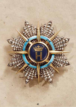 Order of the Star of Brabant, Grand Cross Breast Star Obverse