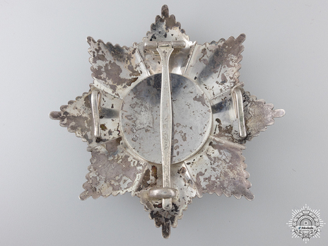 Order of Homayoun, I Class Breast Star Reverse