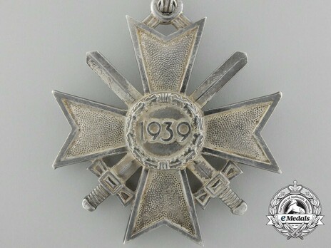 Knight's Cross of the War Merit Cross with Swords, by Deschler (unmarked) Reverse