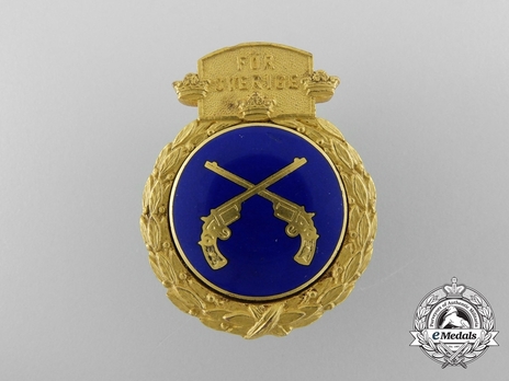 Pistol Shooting Badge Obverse