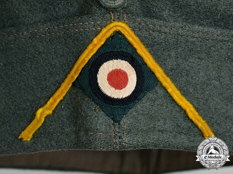 German Army Cavalry Field Cap M35 Soutache Detail