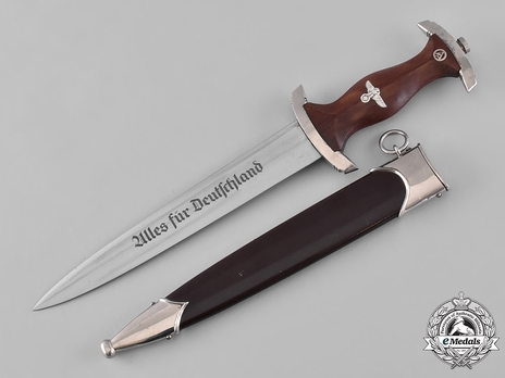 SA Standard Service Dagger by C. Wüsthof (personalised; RZM & maker marked) Obverse with Scabbard