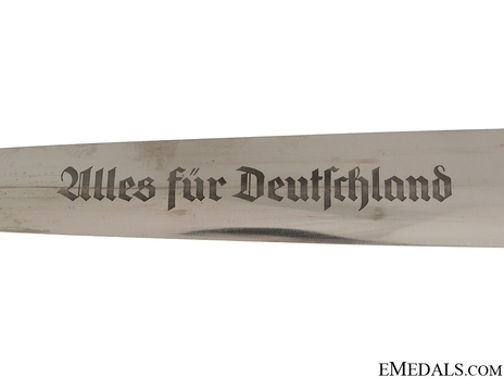 SA Röhm Honour Dagger (with partial dedication) (by Eickhorn) Obverse Inscription